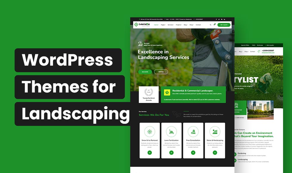 Best WordPress Themes for Landscaping Business