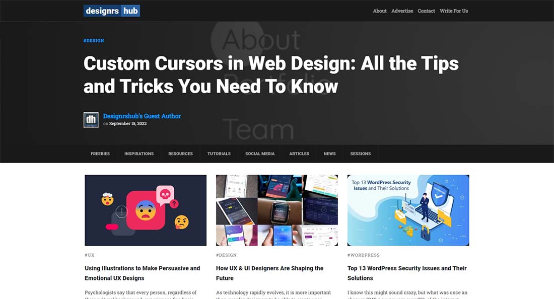 Designrshub - Web Design Blog