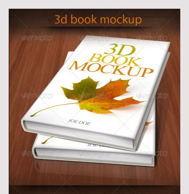 3D Book Mockup 01