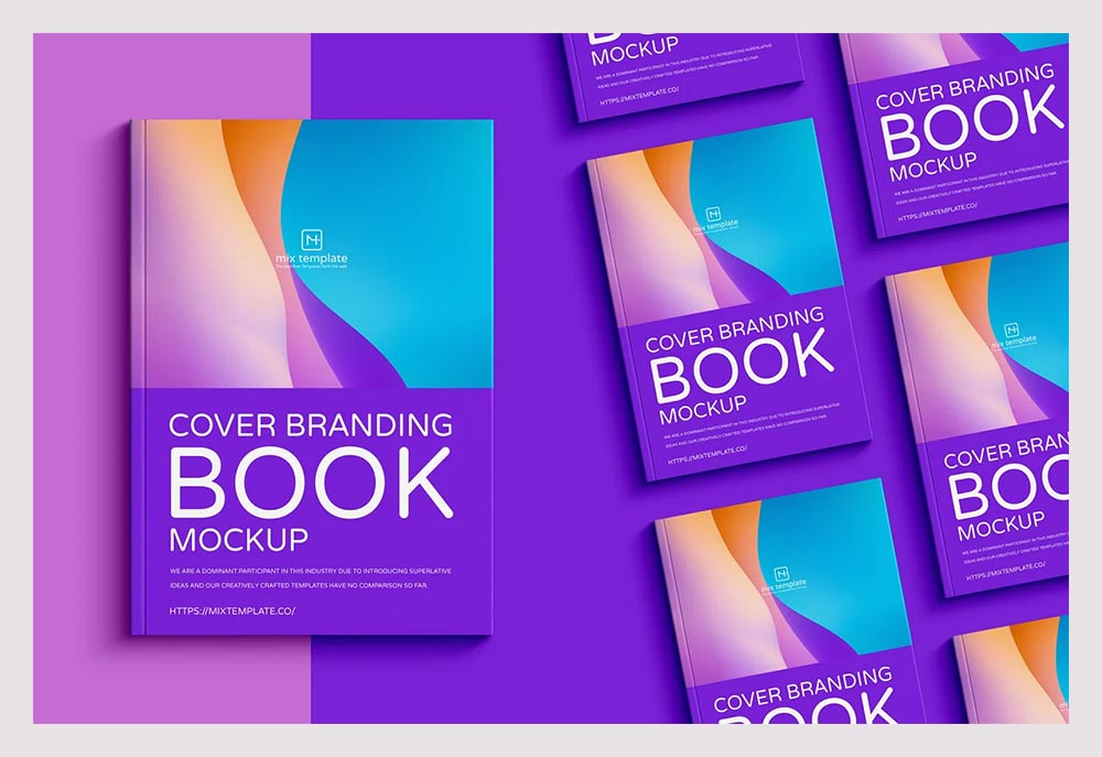A4 Cover Branding Book Mockup