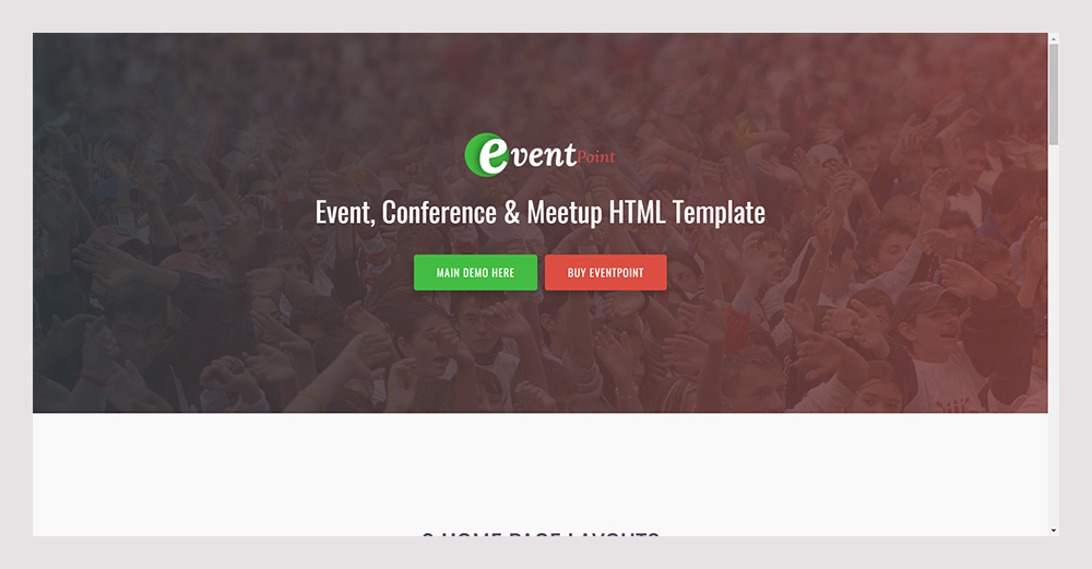 Event Point Event, Conference & Meetup HTML5 Template
