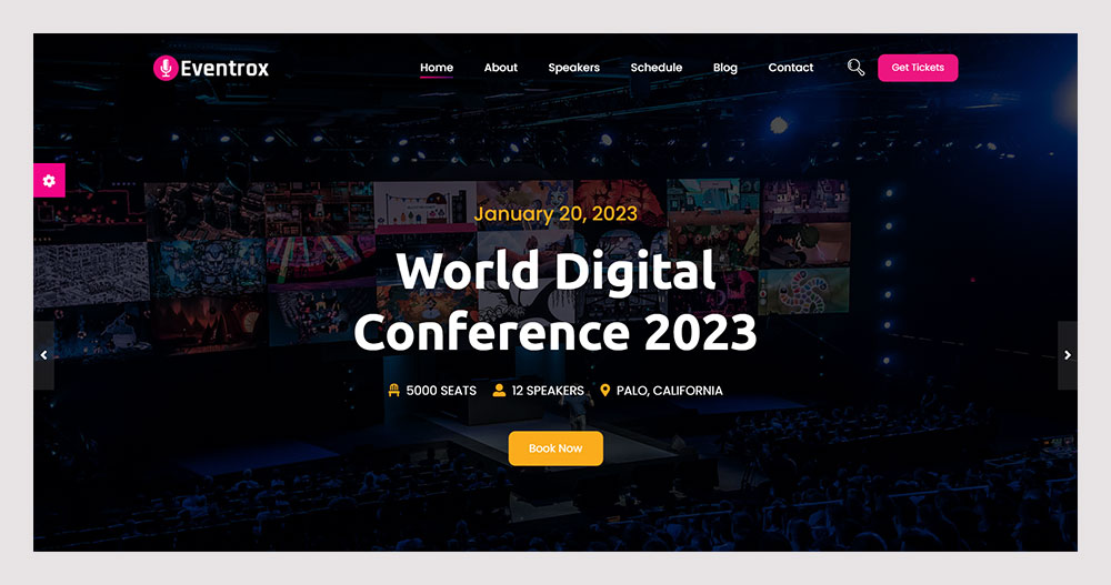 Eventrox  Conference and Event HTML Template