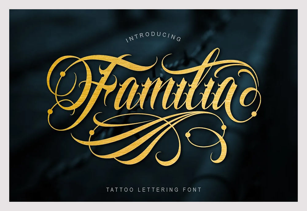 17+ Stylish Tattoo Fonts - Free OTF, TTF Format Download