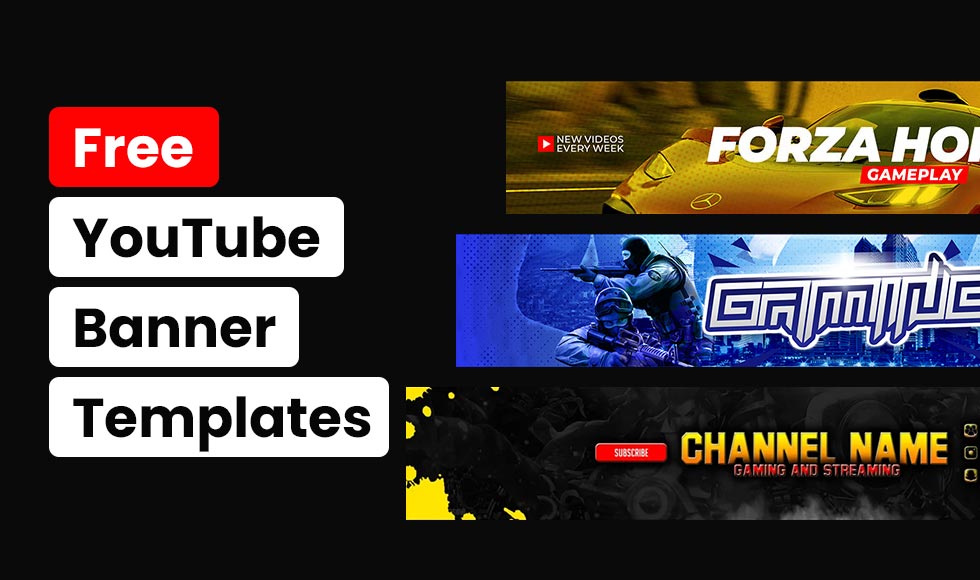 Free YouTube Banner Templates