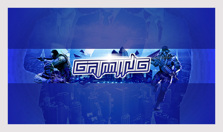 Gaming YouTube Channel Art Template