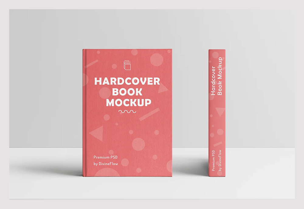 Hard Cover Book Mockup