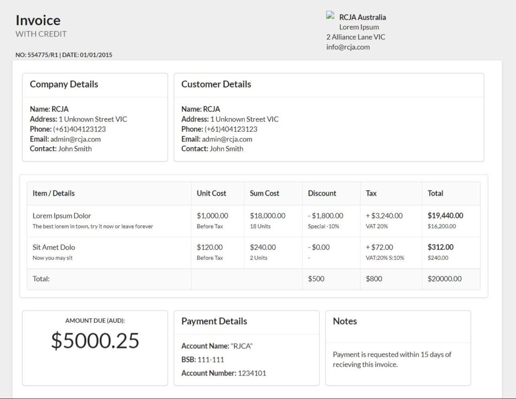 15+ Best HTML Invoice Templates (Free & Paid) 2023