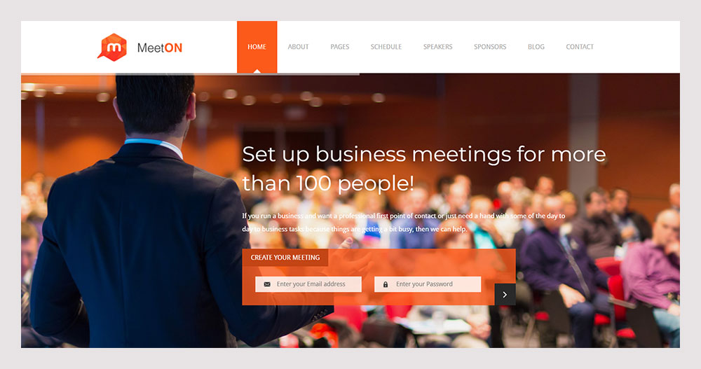 Meeton  Conference & Event HTML Template