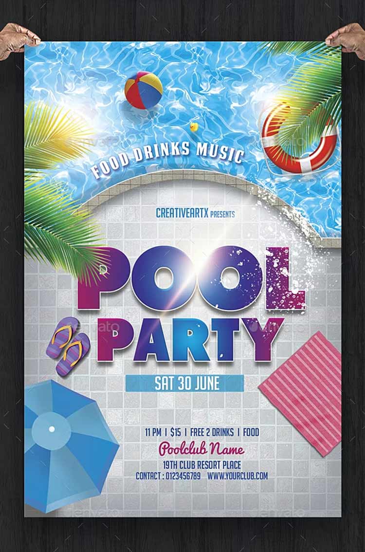 Pool Party Flyer