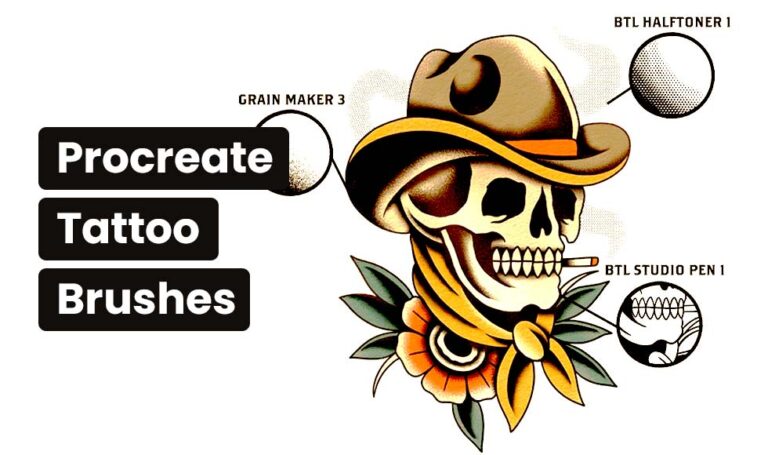 17+ Best Procreate Tattoo Brushes (Free & Premium) to Download