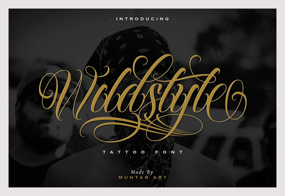 Wildstyle  Chicano Tattoo Font