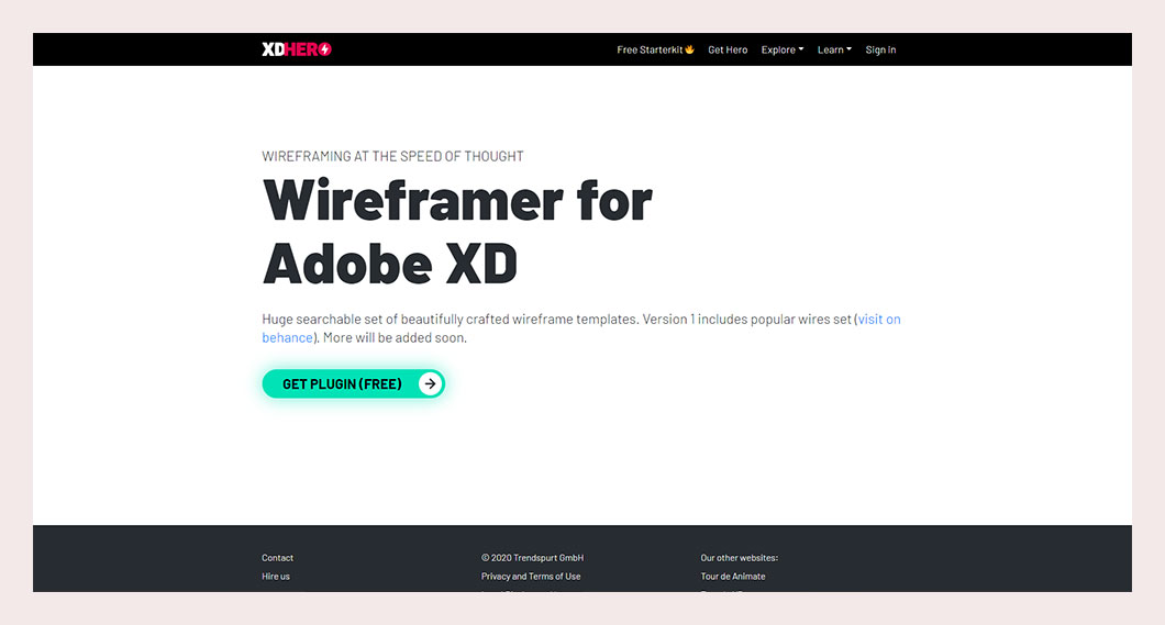 Wireframer for Adobe XD