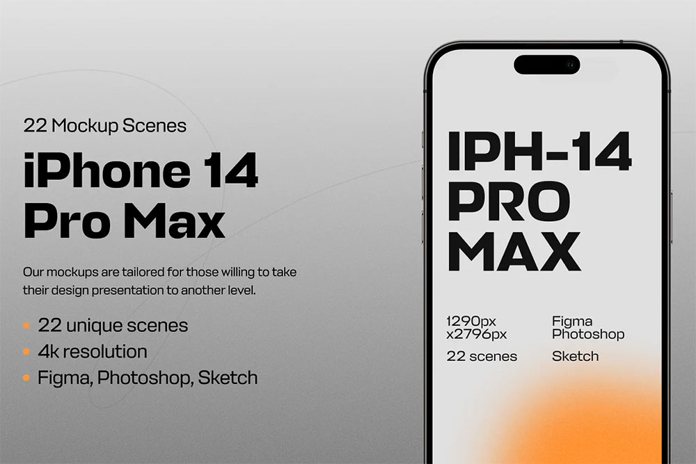 iPhone 14 Pro Max Mockups