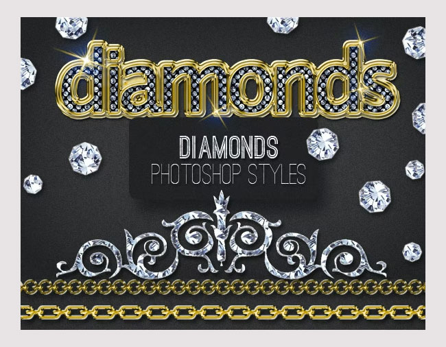 diamond styles free download for photoshop