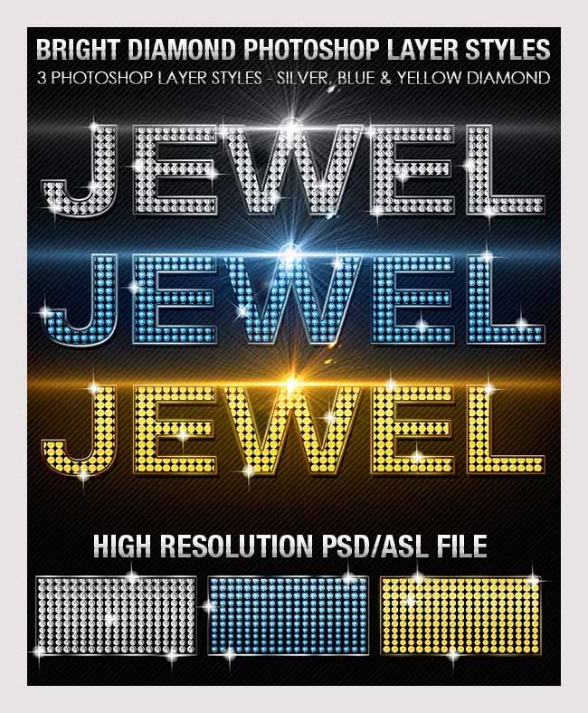 diamond styles free download for photoshop