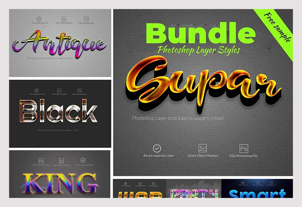 Bundle Photoshop Layer Style