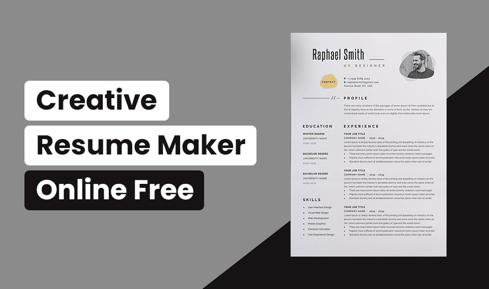 Creative Resume Makers Online Free