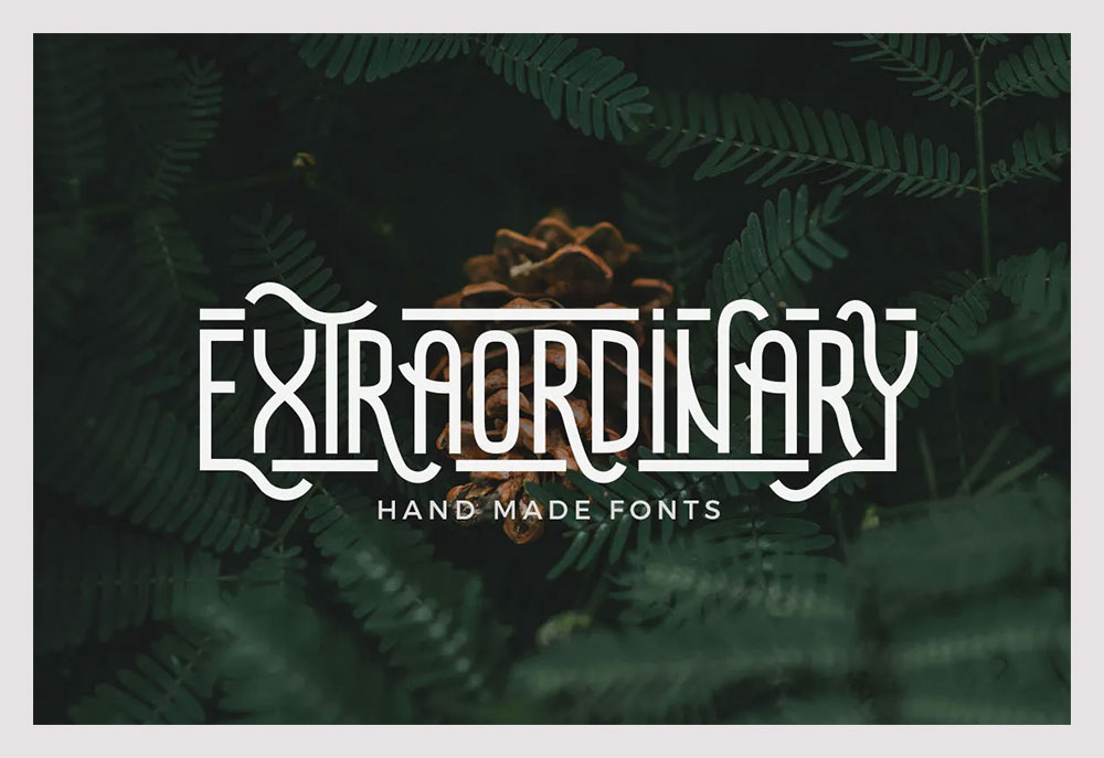 Extraordinary Handmade Font