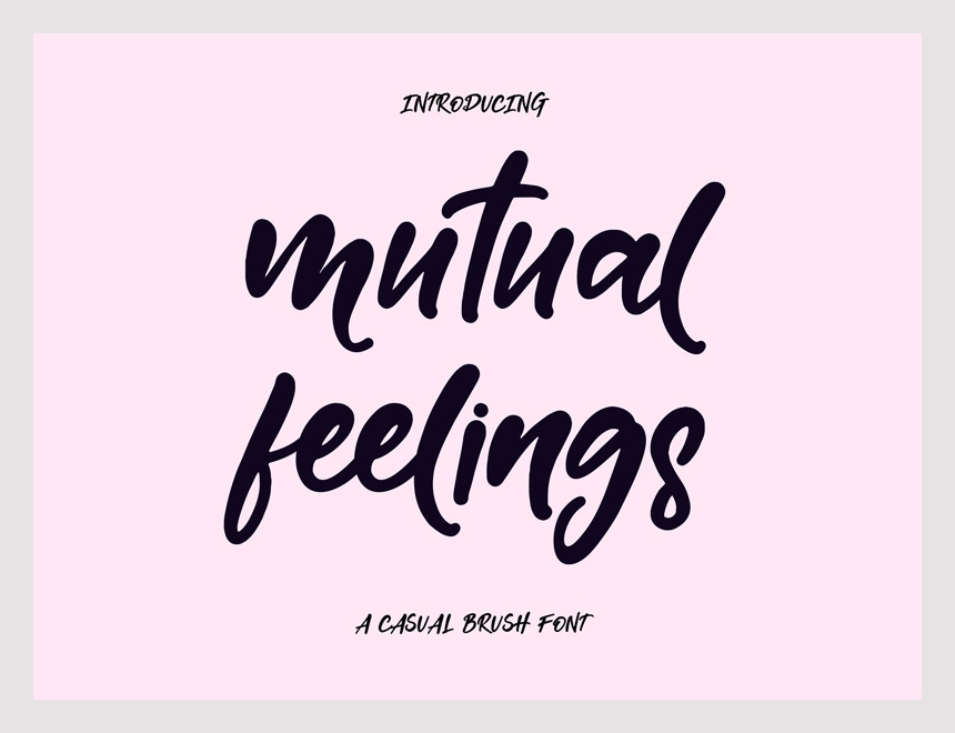 FREE Mutual Feelings Font