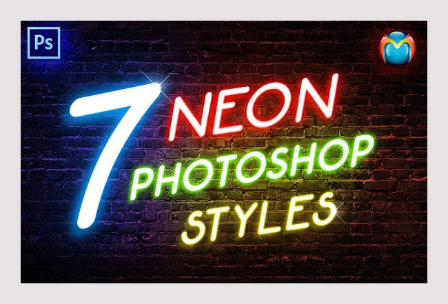 Neon Photoshop Styles