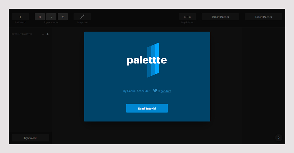 Palettte App-Color palette generators