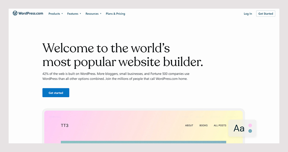 WordPress-Website Builders for Architects