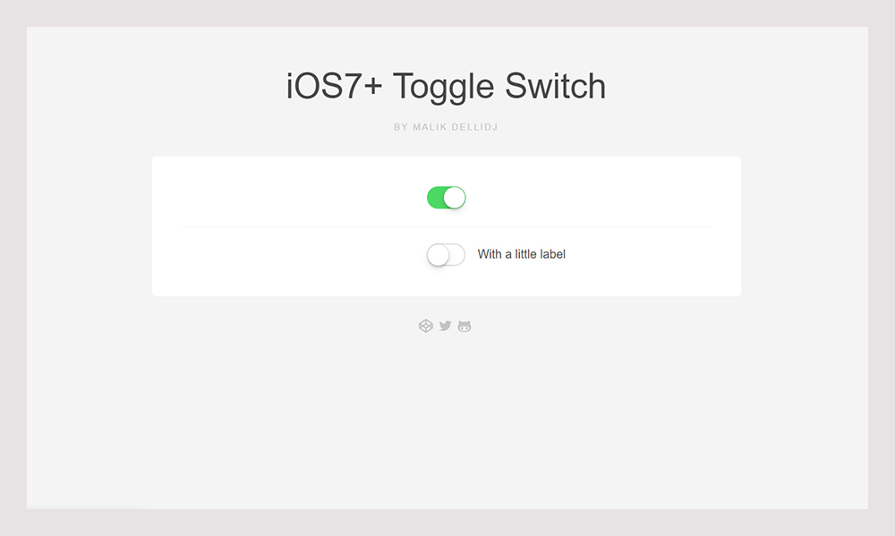 iOS7+ Toggle Switch CSS Only