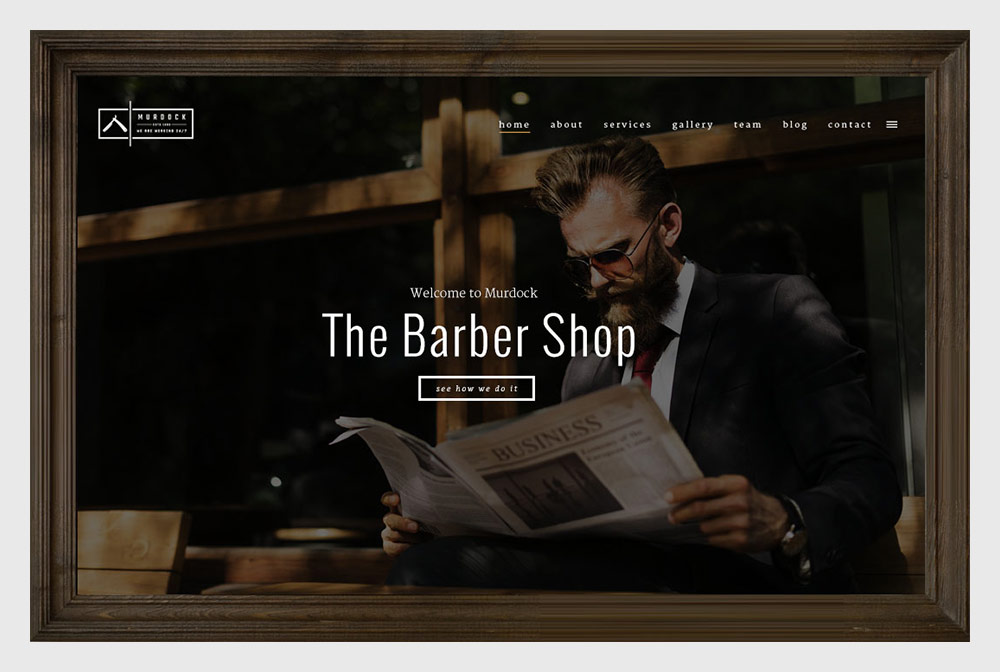 Murdock Barbershop & Hair Salon HTML Template