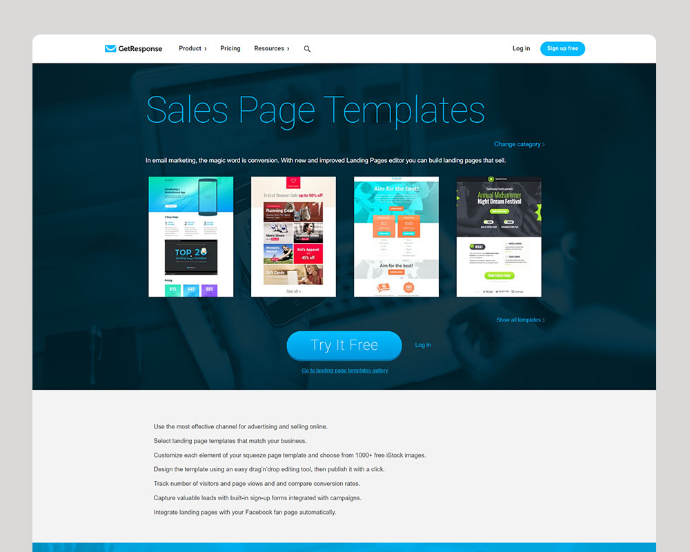 Sales Page Templates