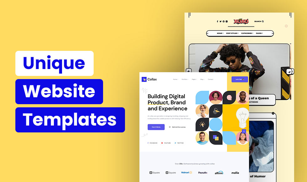 10 Best Unique Website Templates Updated 2023 