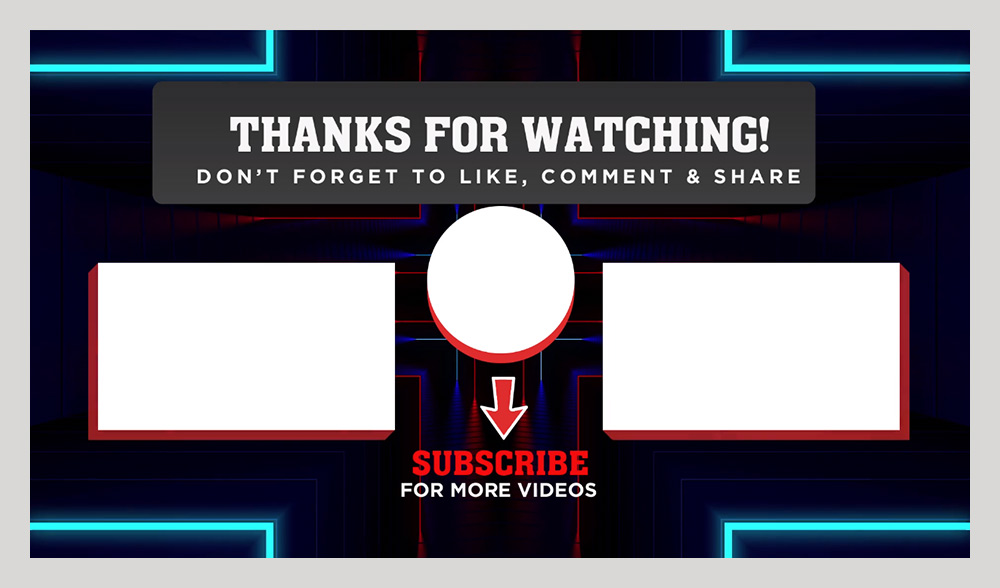 Animated YouTube Subscribe Outro