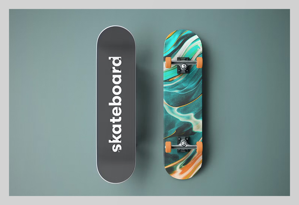 Skateboard PSD Mockup 