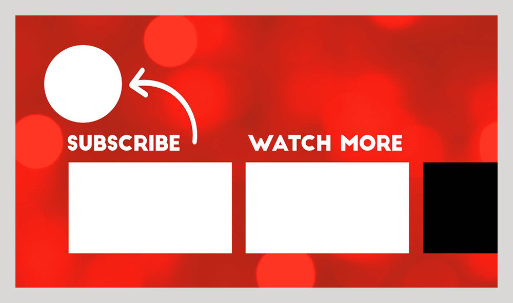 YouTube End Card Template