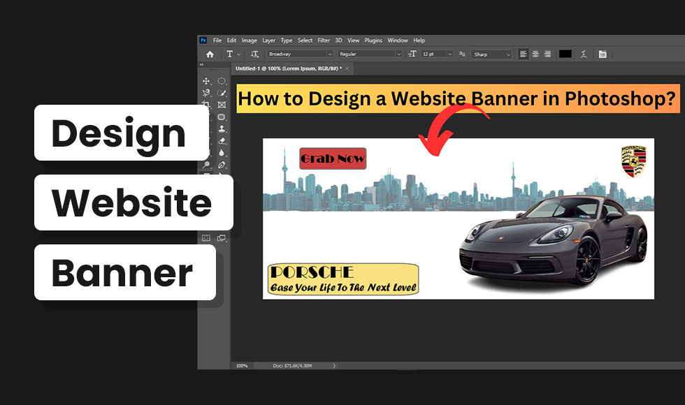 How to Design a Website Banner in Photoshop