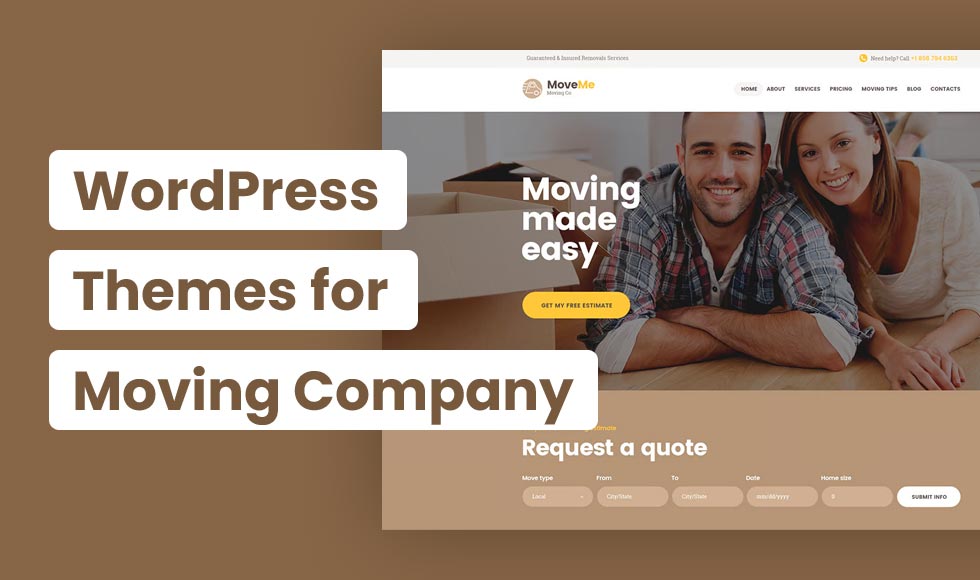 WordPress Themes for Moving Company