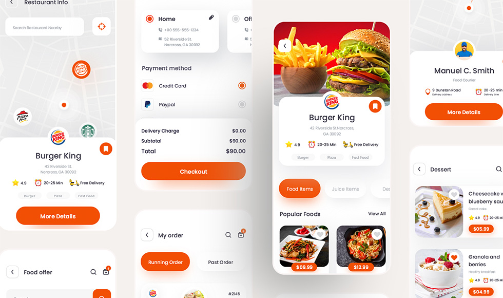 FoodKo - Food Delivery Ui Kit for Figma & Adobe XD