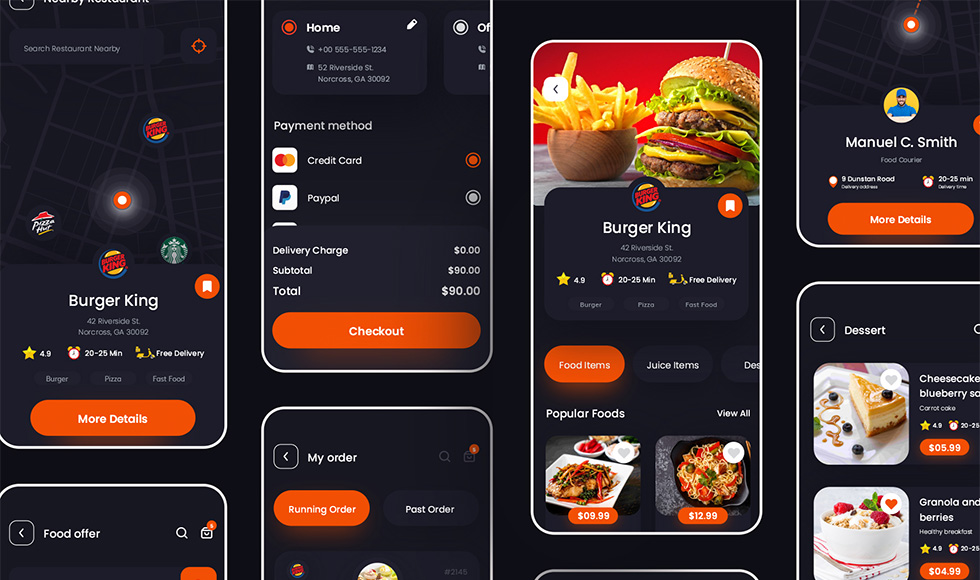 FoodKo - Food Delivery Ui Kit for Figma & Adobe XD
