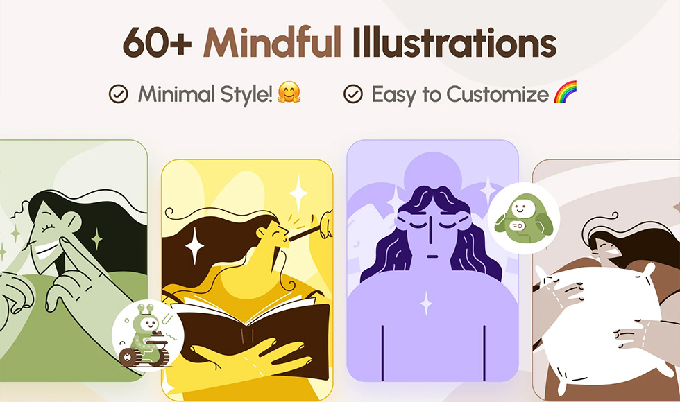 Freud UI Kit: AI Mental Health App for Figma